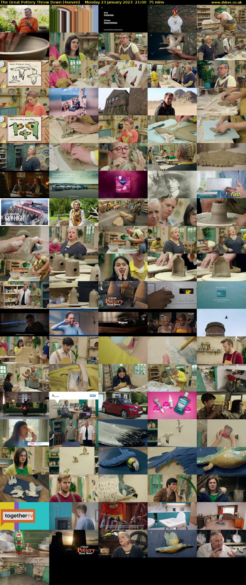 The Great Pottery Throw Down (4seven) Monday 23 January 2023 21:00 - 22:15