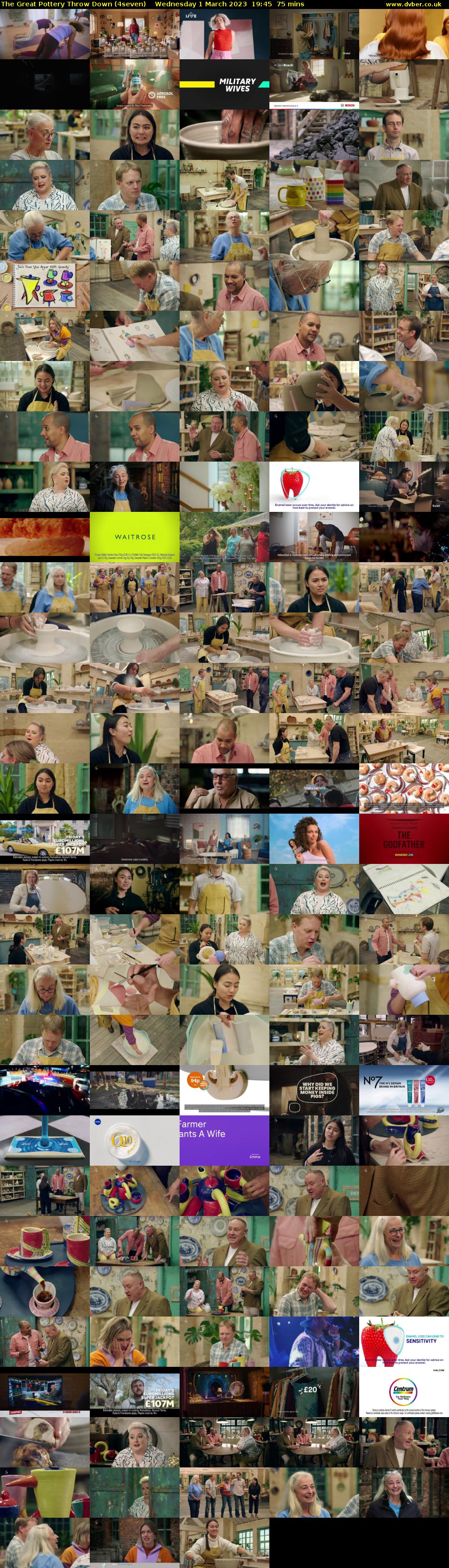 The Great Pottery Throw Down (4seven) Wednesday 1 March 2023 19:45 - 21:00