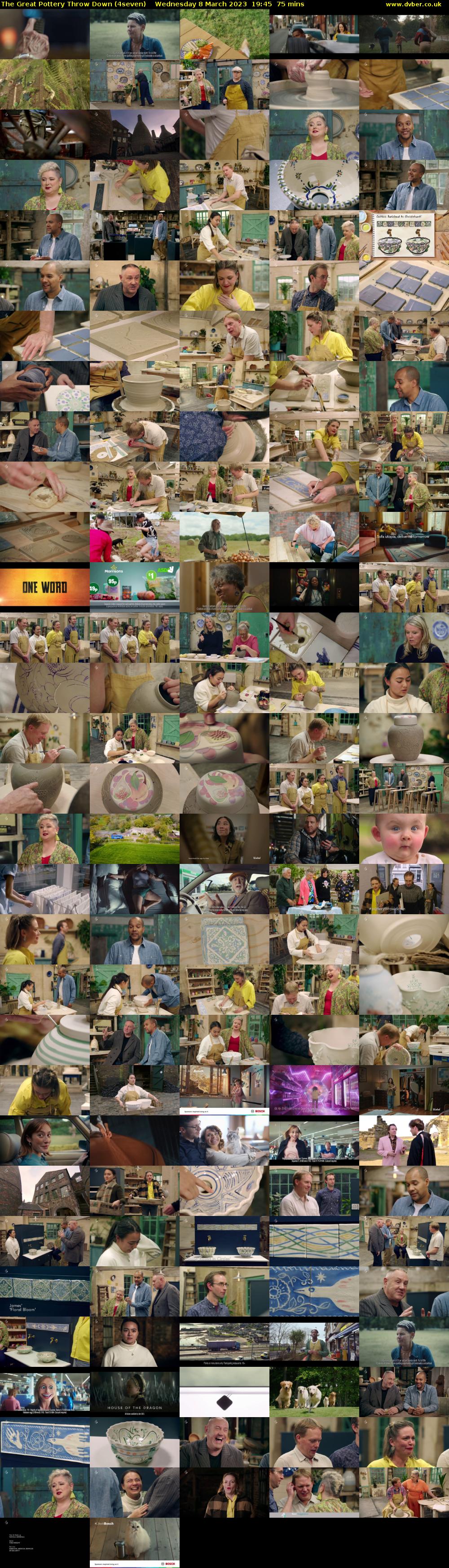 The Great Pottery Throw Down (4seven) Wednesday 8 March 2023 19:45 - 21:00