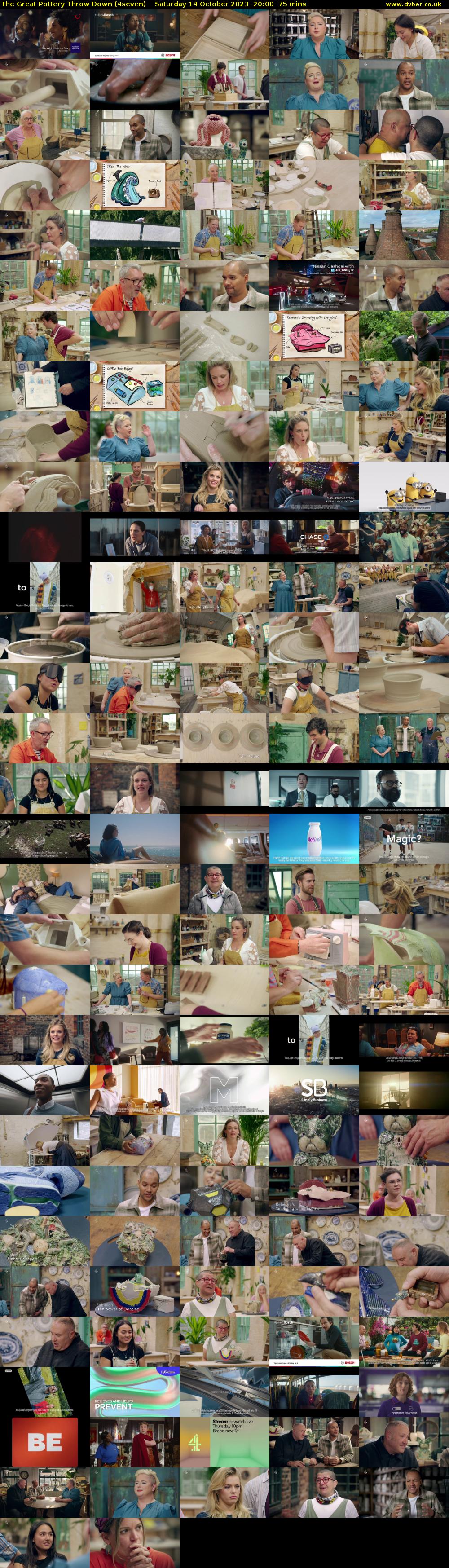 The Great Pottery Throw Down (4seven) Saturday 14 October 2023 20:00 - 21:15