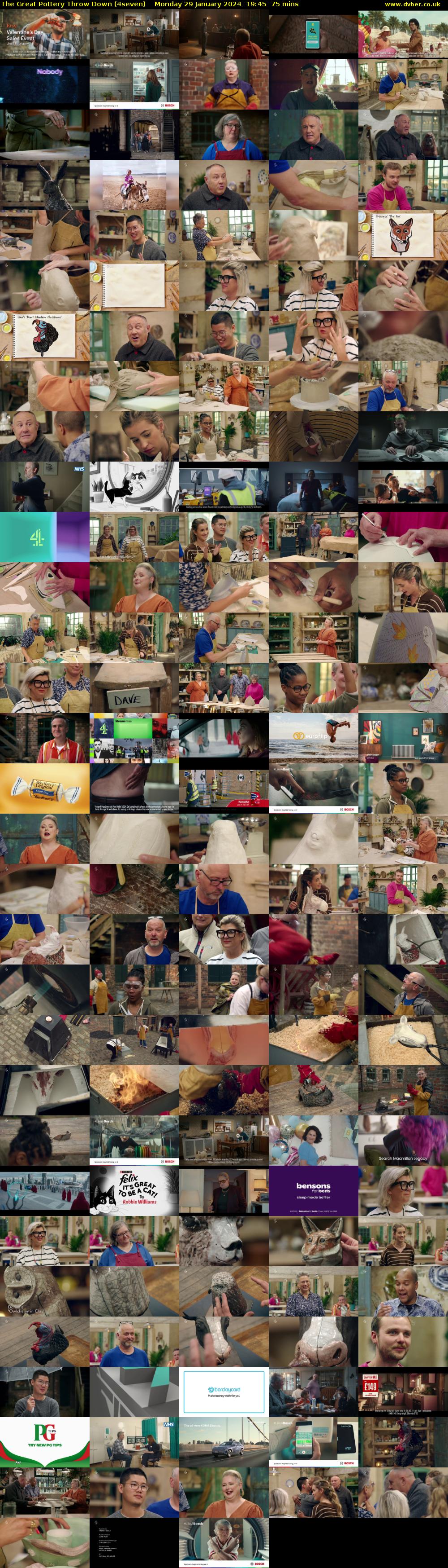 The Great Pottery Throw Down (4seven) Monday 29 January 2024 19:45 - 21:00