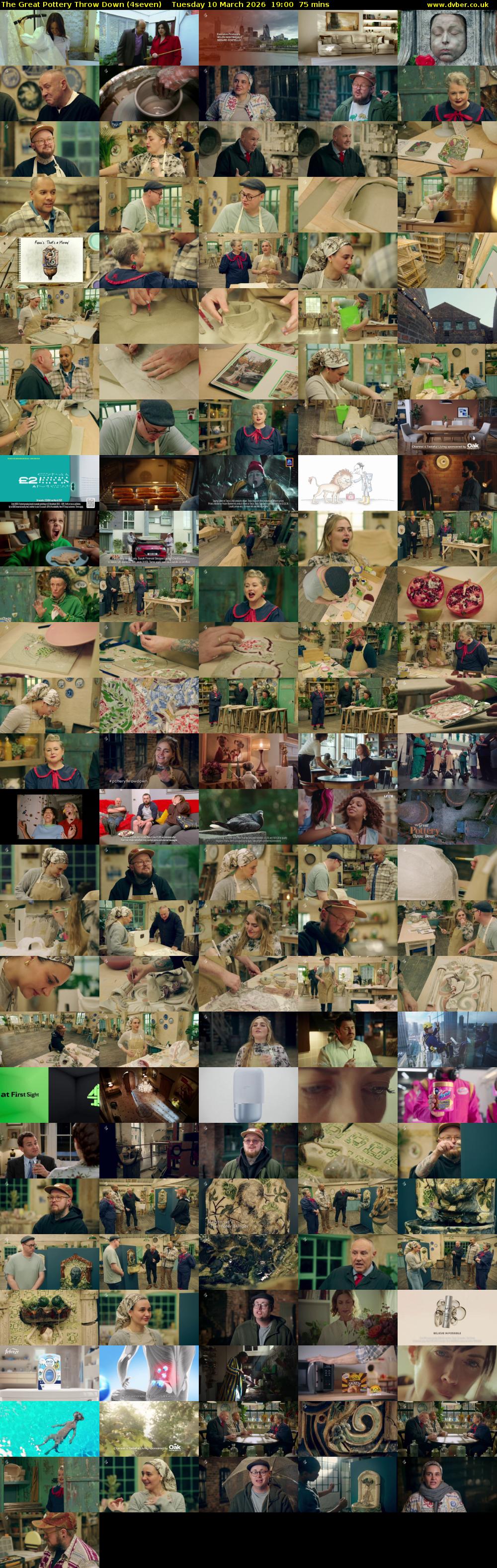 The Great Pottery Throw Down (4seven) Tuesday 10 March 2026 19:00 - 20:15