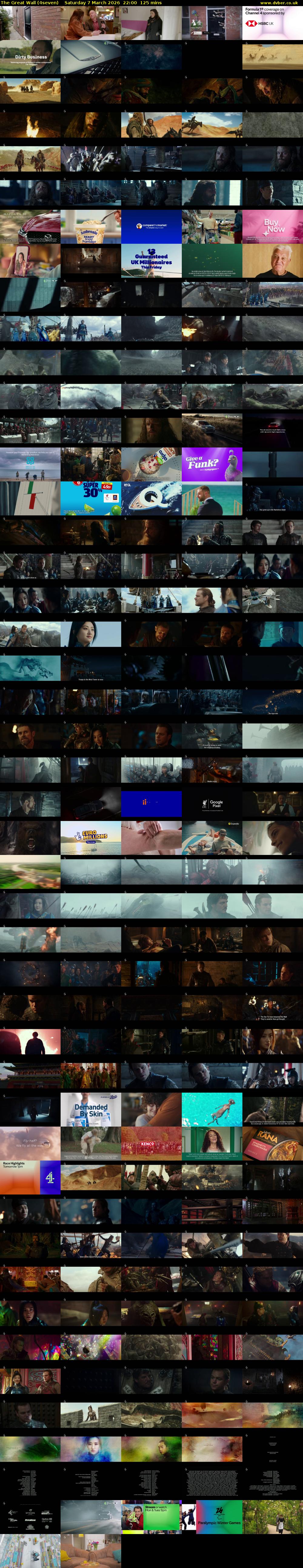 The Great Wall (4seven) Saturday 7 March 2026 22:00 - 00:05