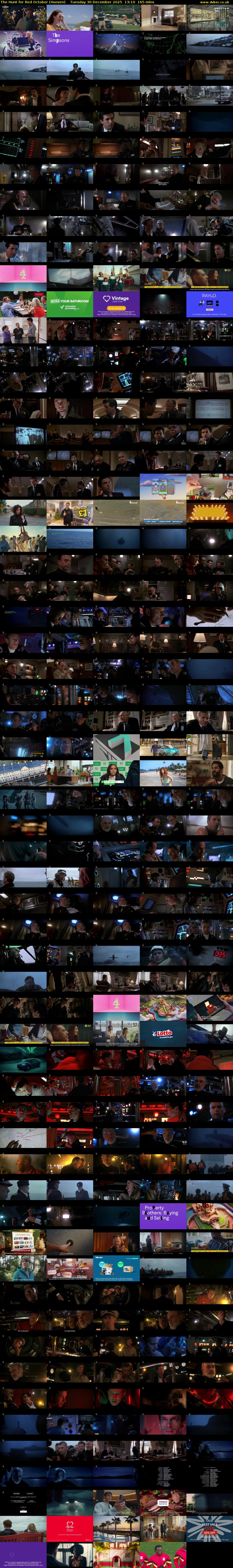 The Hunt for Red October (4seven) Tuesday 30 December 2025 13:10 - 15:55