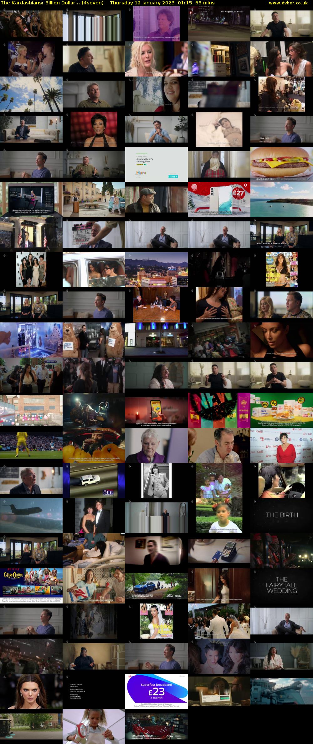 The Kardashians: Billion Dollar... (4seven) Thursday 12 January 2023 01:15 - 02:20