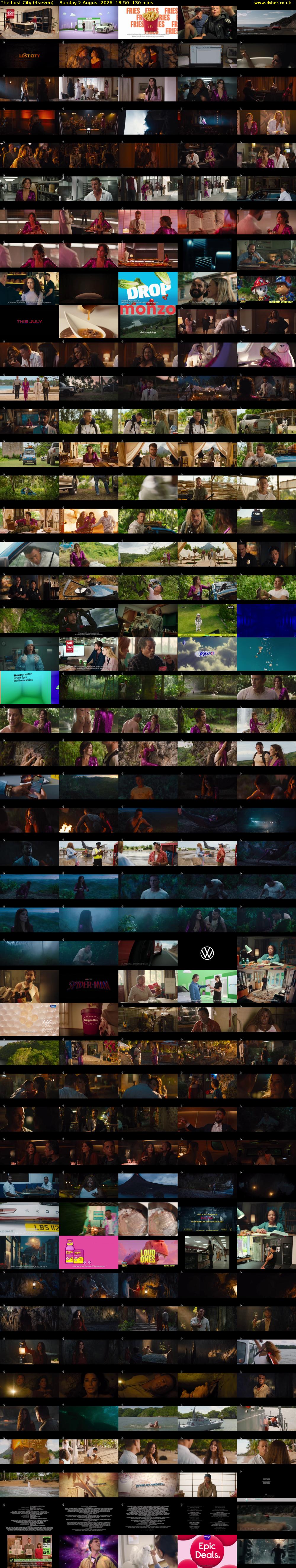 The Lost City (4seven) Sunday 2 August 2026 18:50 - 21:00