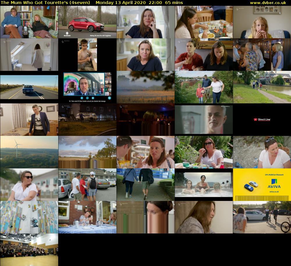 The Mum Who Got Tourette's (4seven) Monday 13 April 2020 22:00 - 23:05