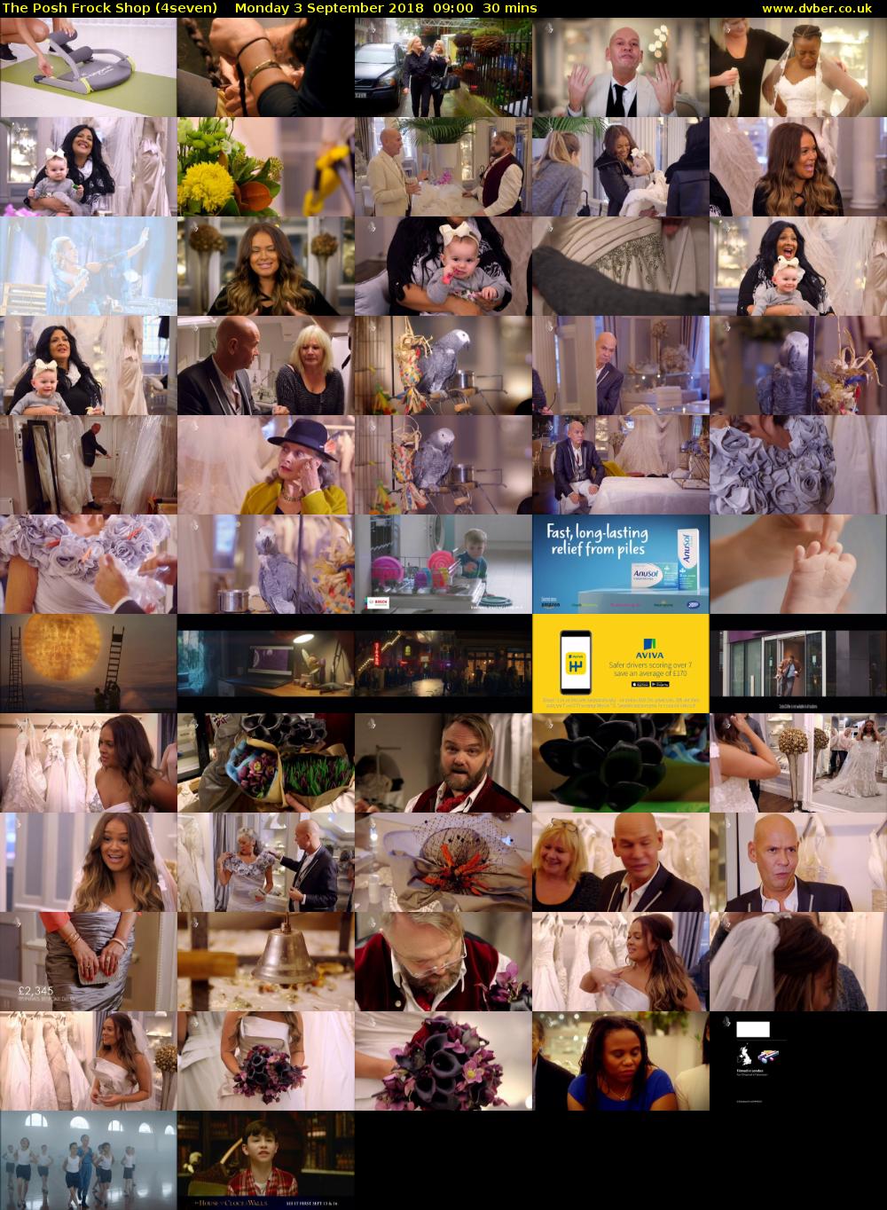 The Posh Frock Shop (4seven) Monday 3 September 2018 09:00 - 09:30