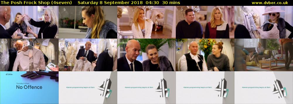 The Posh Frock Shop (4seven) Saturday 8 September 2018 04:30 - 05:00