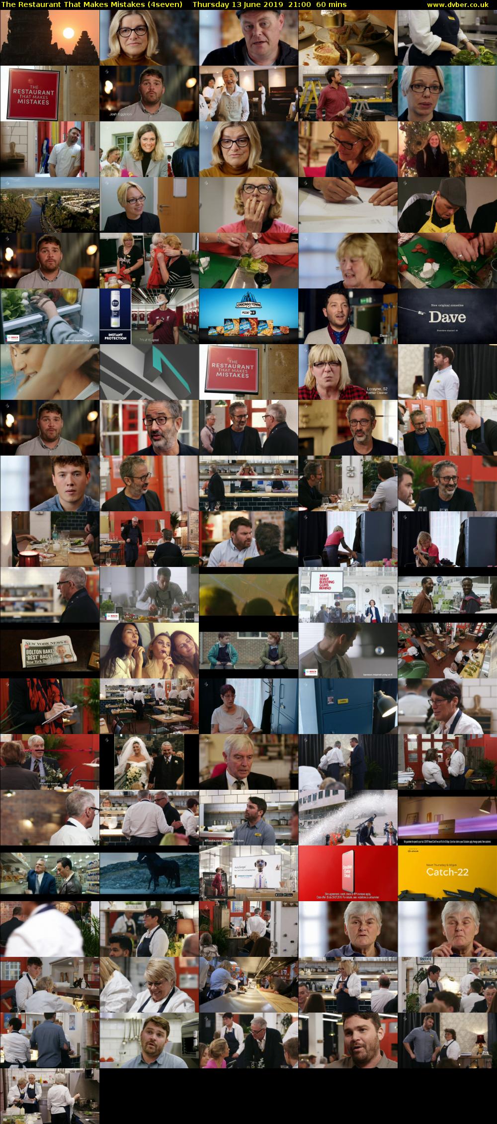 The Restaurant That Makes Mistakes (4seven) Thursday 13 June 2019 21:00 - 22:00