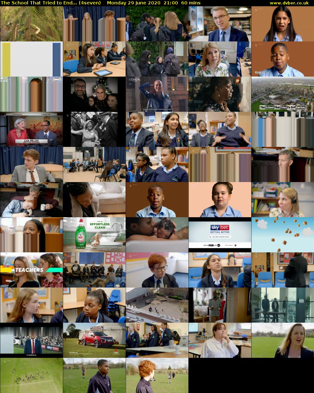 The School That Tried to End... (4seven) Monday 29 June 2020 21:00 - 22:00