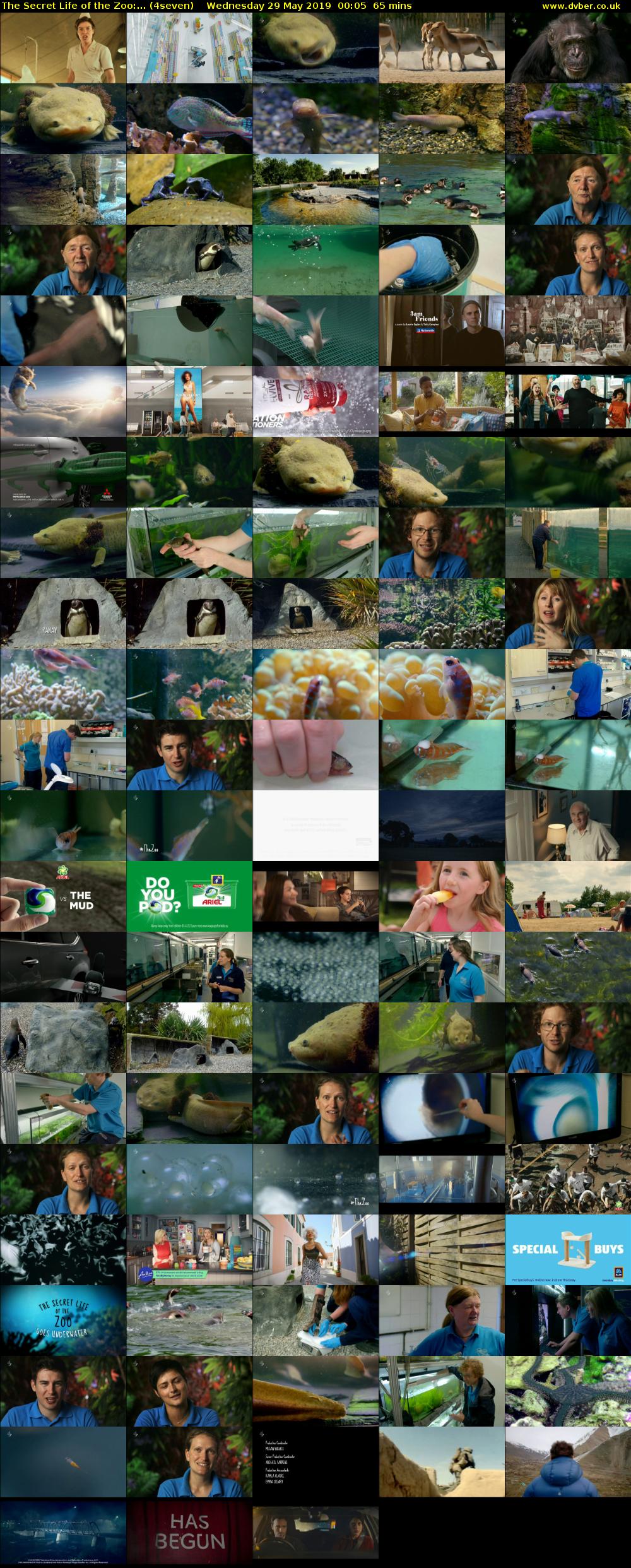 The Secret Life of the Zoo:... (4seven) Wednesday 29 May 2019 00:05 - 01:10