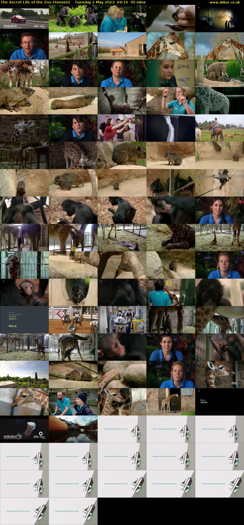 The Secret Life of the Zoo (4seven) Tuesday 2 May 2023 04:10 - 04:55