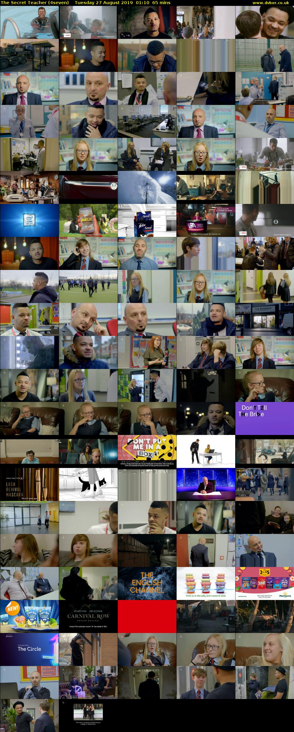The Secret Teacher (4seven) Tuesday 27 August 2019 01:10 - 02:15