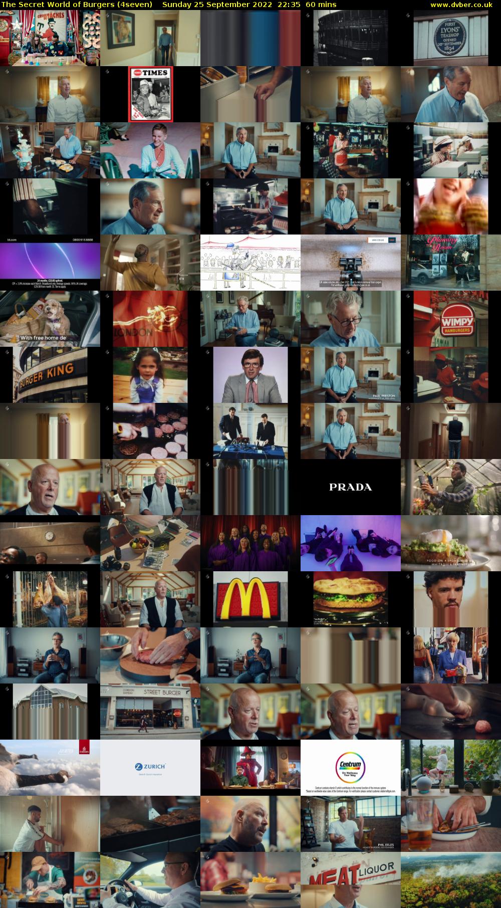 The Secret World of Burgers (4seven) Sunday 25 September 2022 22:35 - 23:35