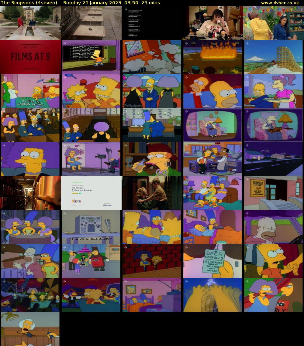 The Simpsons (4seven) Sunday 29 January 2023 03:50 - 04:15