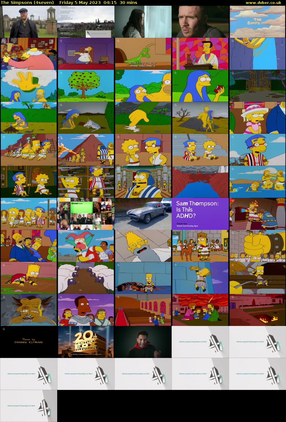 The Simpsons (4seven) Friday 5 May 2023 04:15 - 04:45
