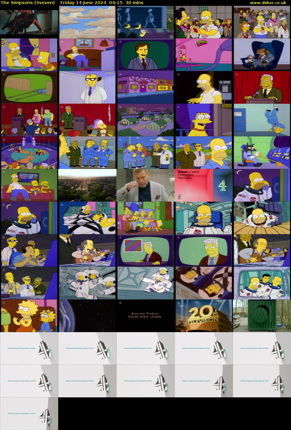 The Simpsons (4seven) Friday 14 June 2024 04:15 - 04:45