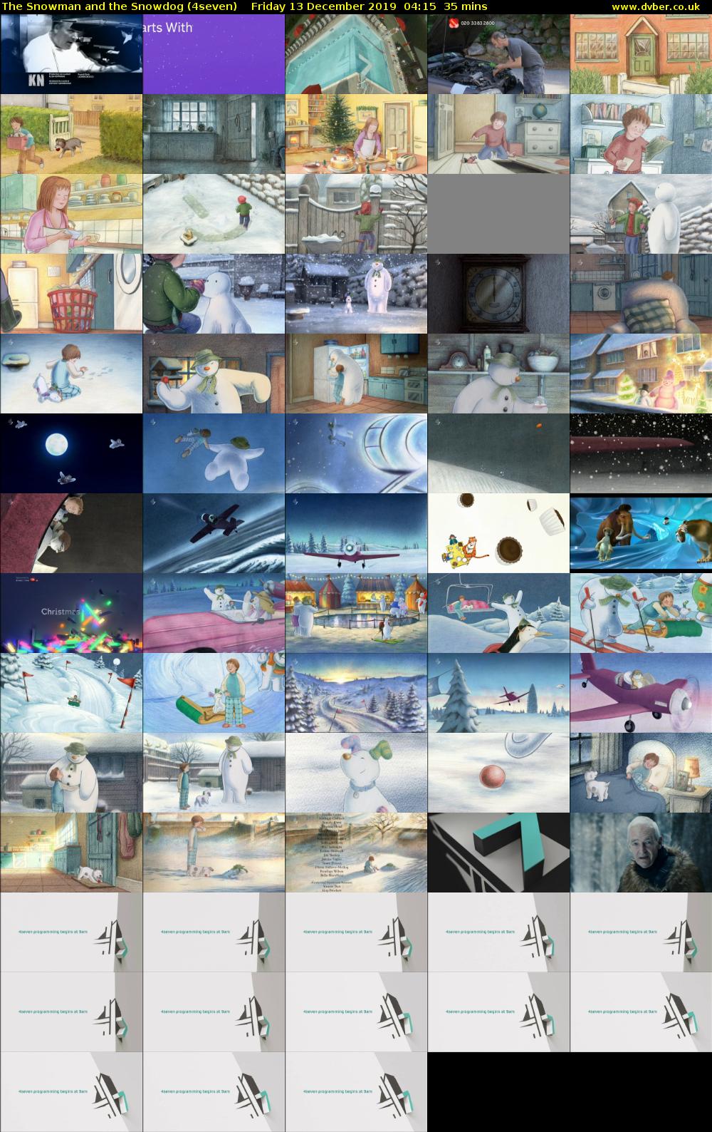 The Snowman and the Snowdog (4seven) Friday 13 December 2019 04:15 - 04:50