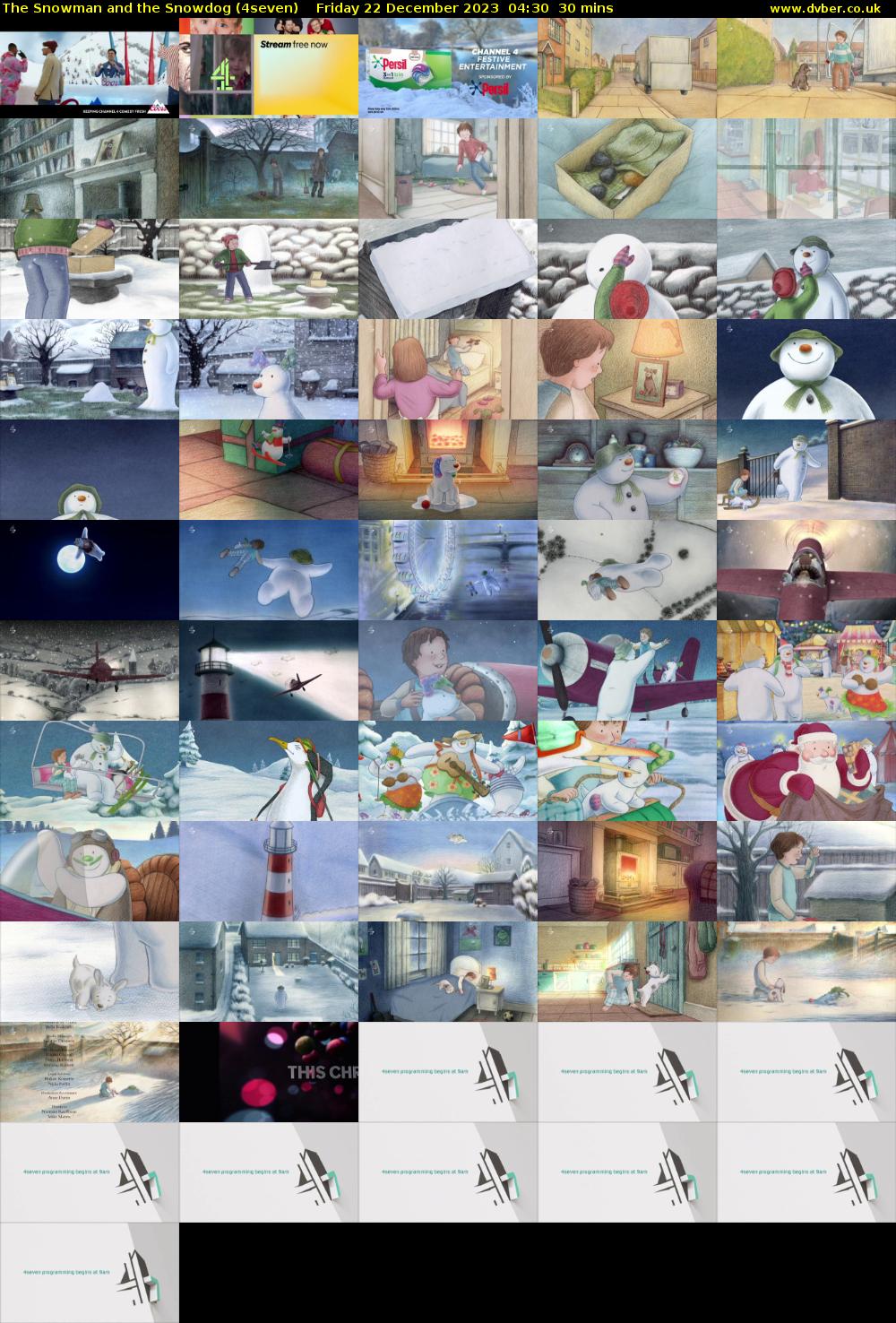 The Snowman and the Snowdog (4seven) Friday 22 December 2023 04:30 - 05:00