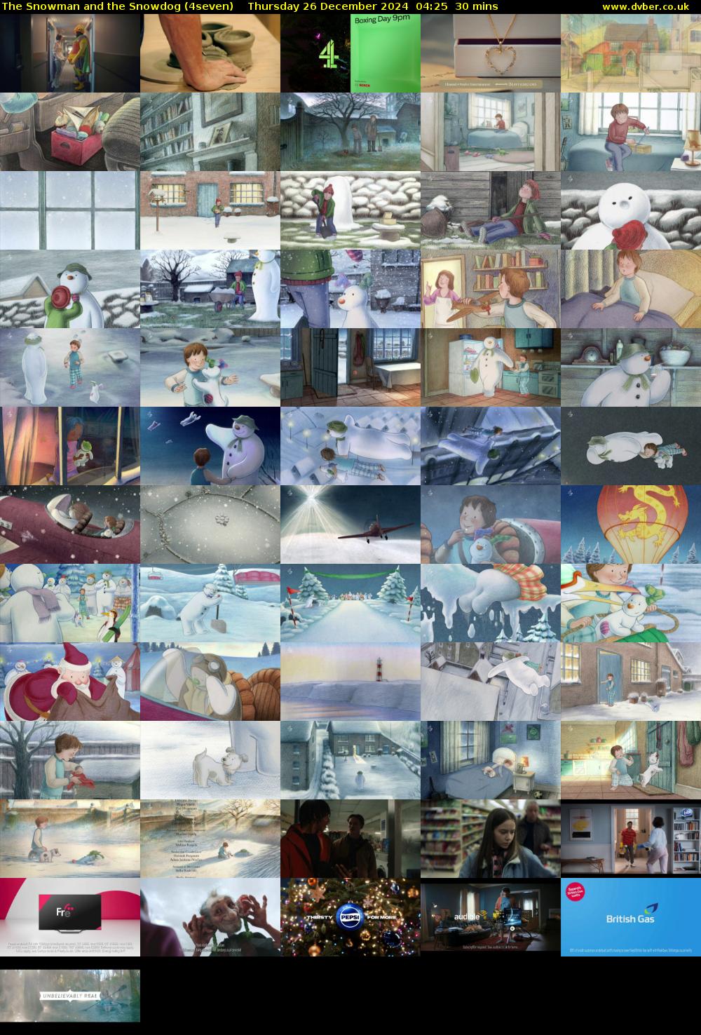 The Snowman and the Snowdog (4seven) Thursday 26 December 2024 04:25 - 04:55