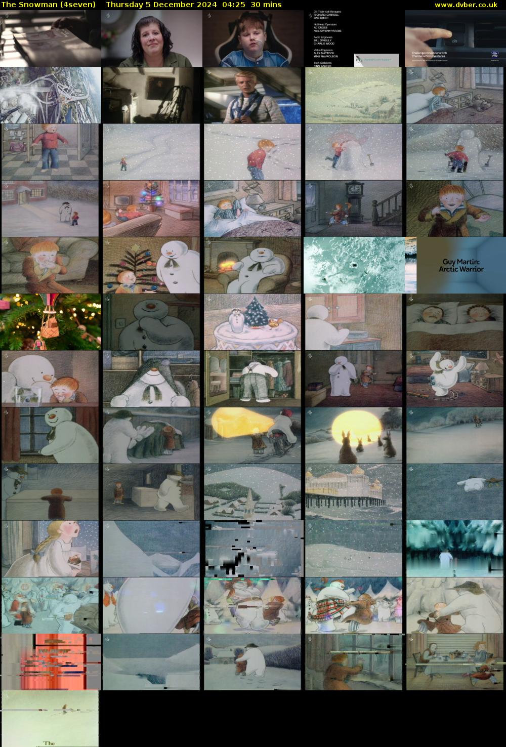The Snowman (4seven) Thursday 5 December 2024 04:25 - 04:55