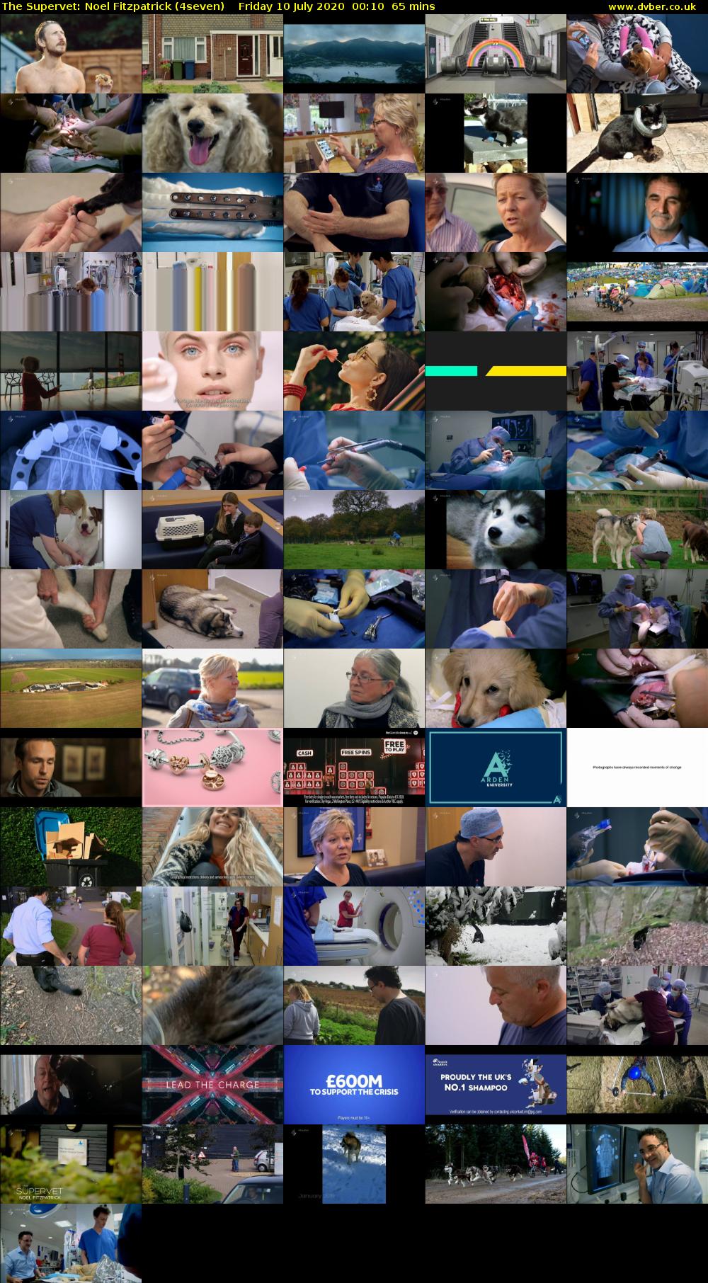 The Supervet: Noel Fitzpatrick (4seven) Friday 10 July 2020 00:10 - 01:15