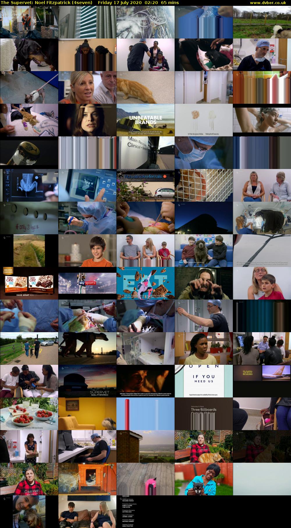 The Supervet: Noel Fitzpatrick (4seven) Friday 17 July 2020 02:20 - 03:25