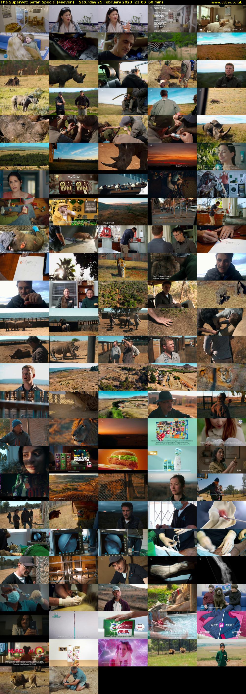 The Supervet: Safari Special (4seven) Saturday 25 February 2023 21:00 - 22:00