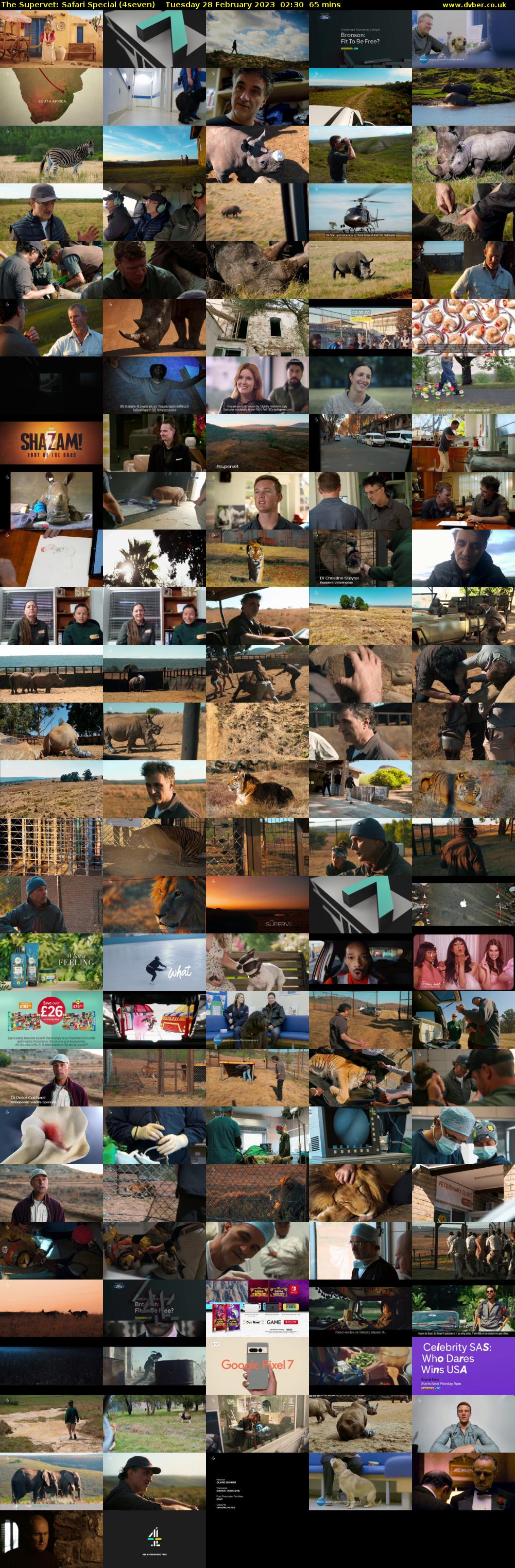 The Supervet: Safari Special (4seven) Tuesday 28 February 2023 02:30 - 03:35