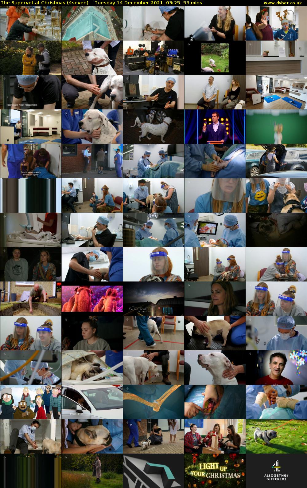 The Supervet at Christmas (4seven) Tuesday 14 December 2021 03:25 - 04:20