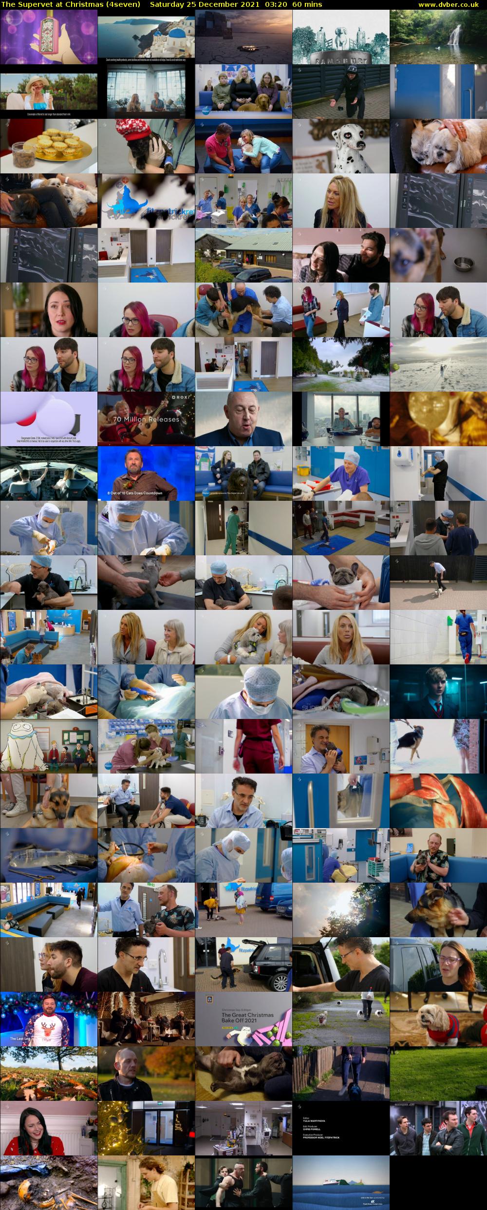 The Supervet at Christmas (4seven) Saturday 25 December 2021 03:20 - 04:20