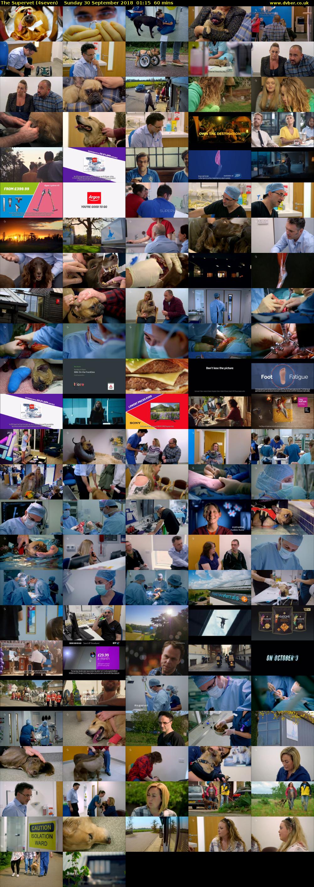 The Supervet (4seven) Sunday 30 September 2018 01:15 - 02:15