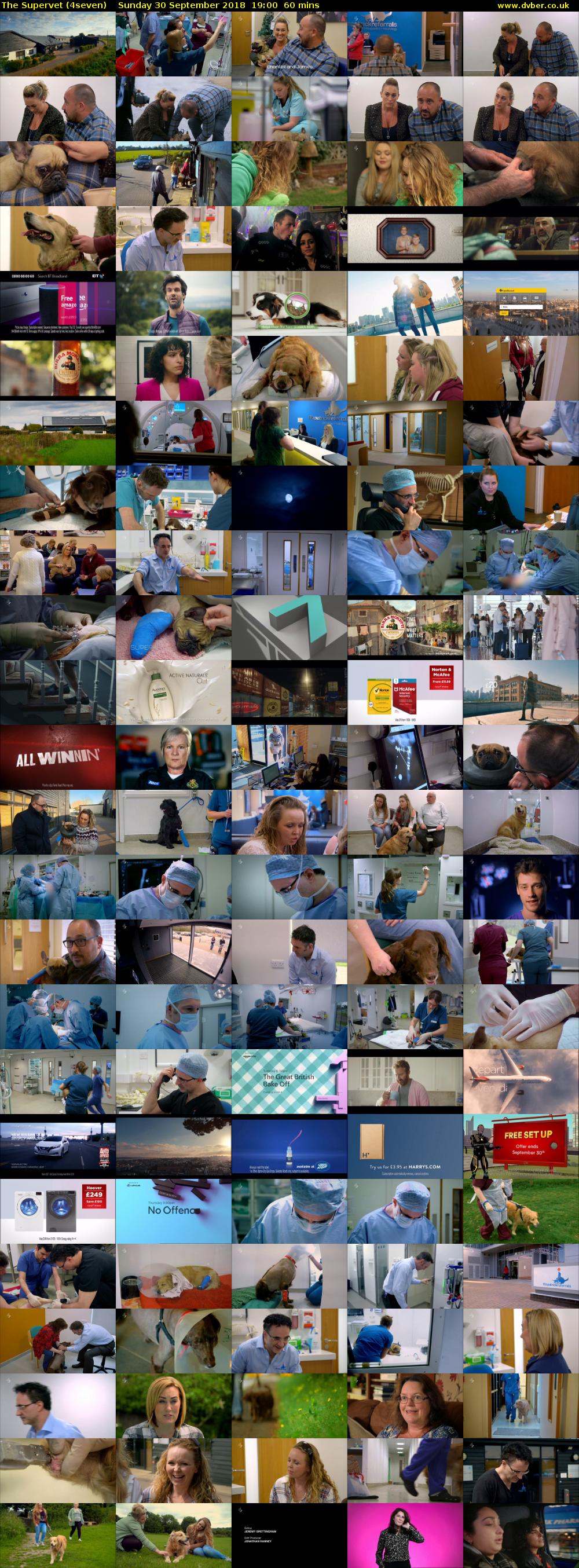 The Supervet (4seven) Sunday 30 September 2018 19:00 - 20:00