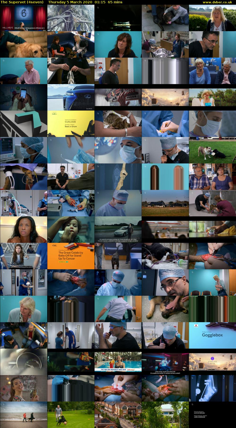 The Supervet (4seven) Thursday 5 March 2020 01:15 - 02:20
