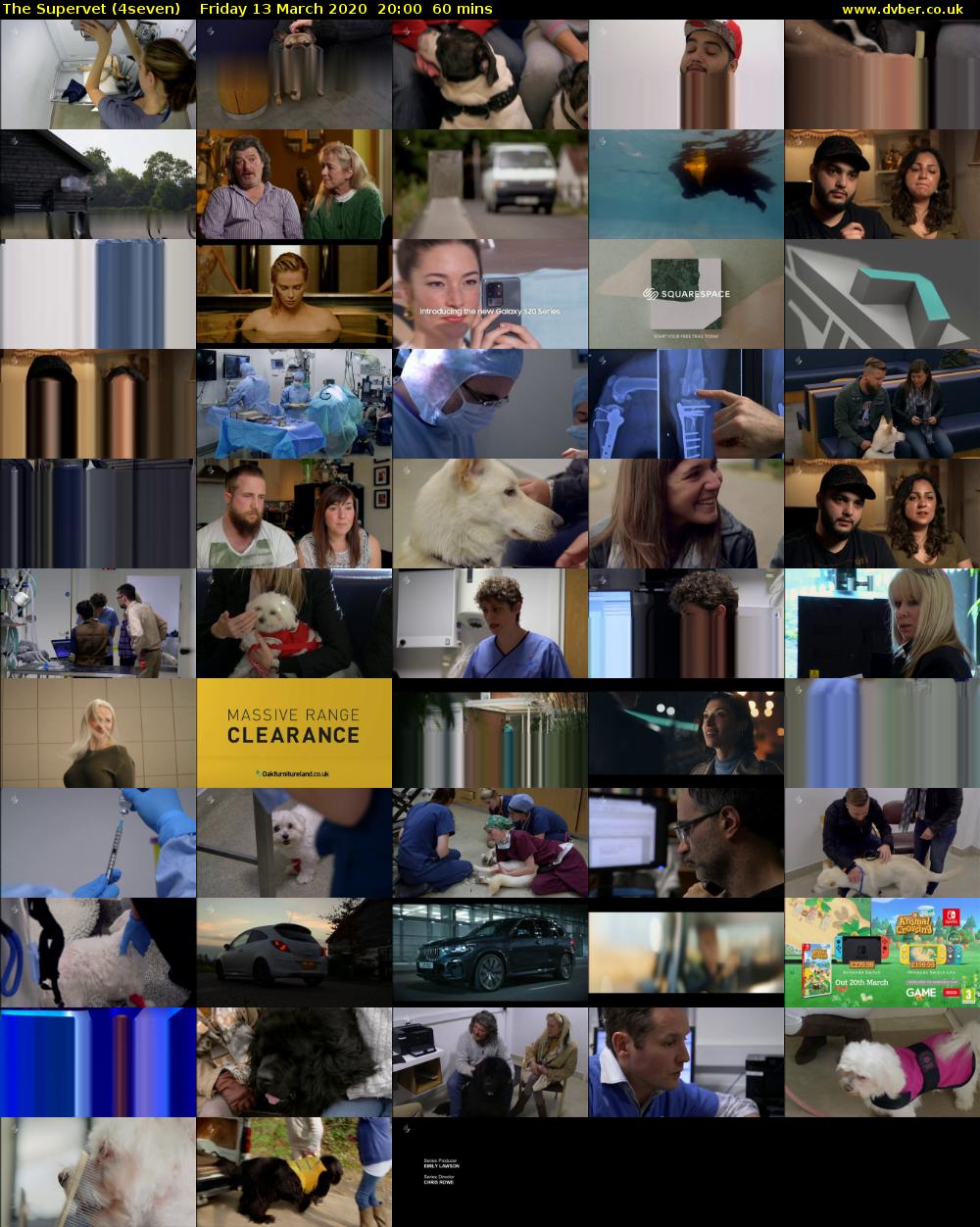 The Supervet (4seven) Friday 13 March 2020 20:00 - 21:00