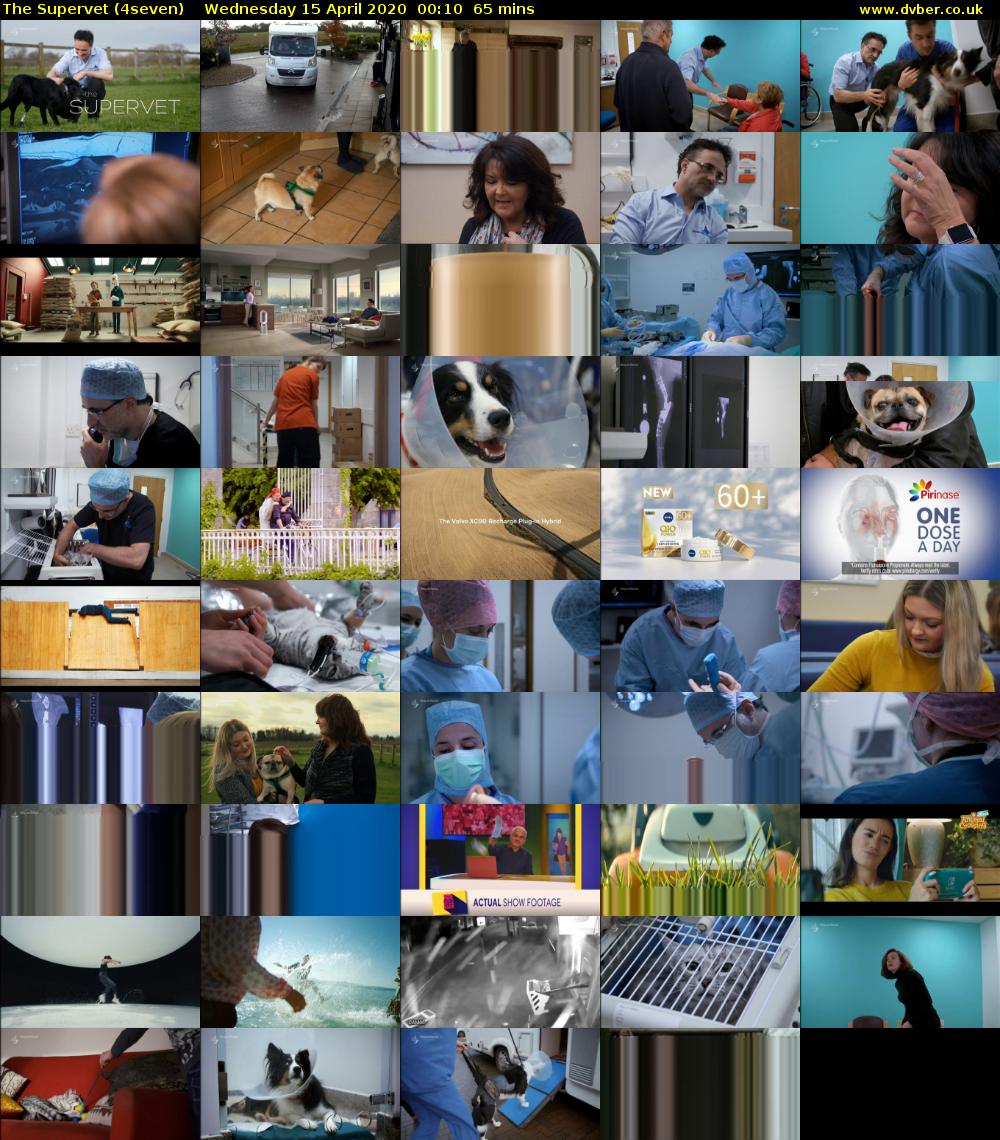 The Supervet (4seven) Wednesday 15 April 2020 00:10 - 01:15