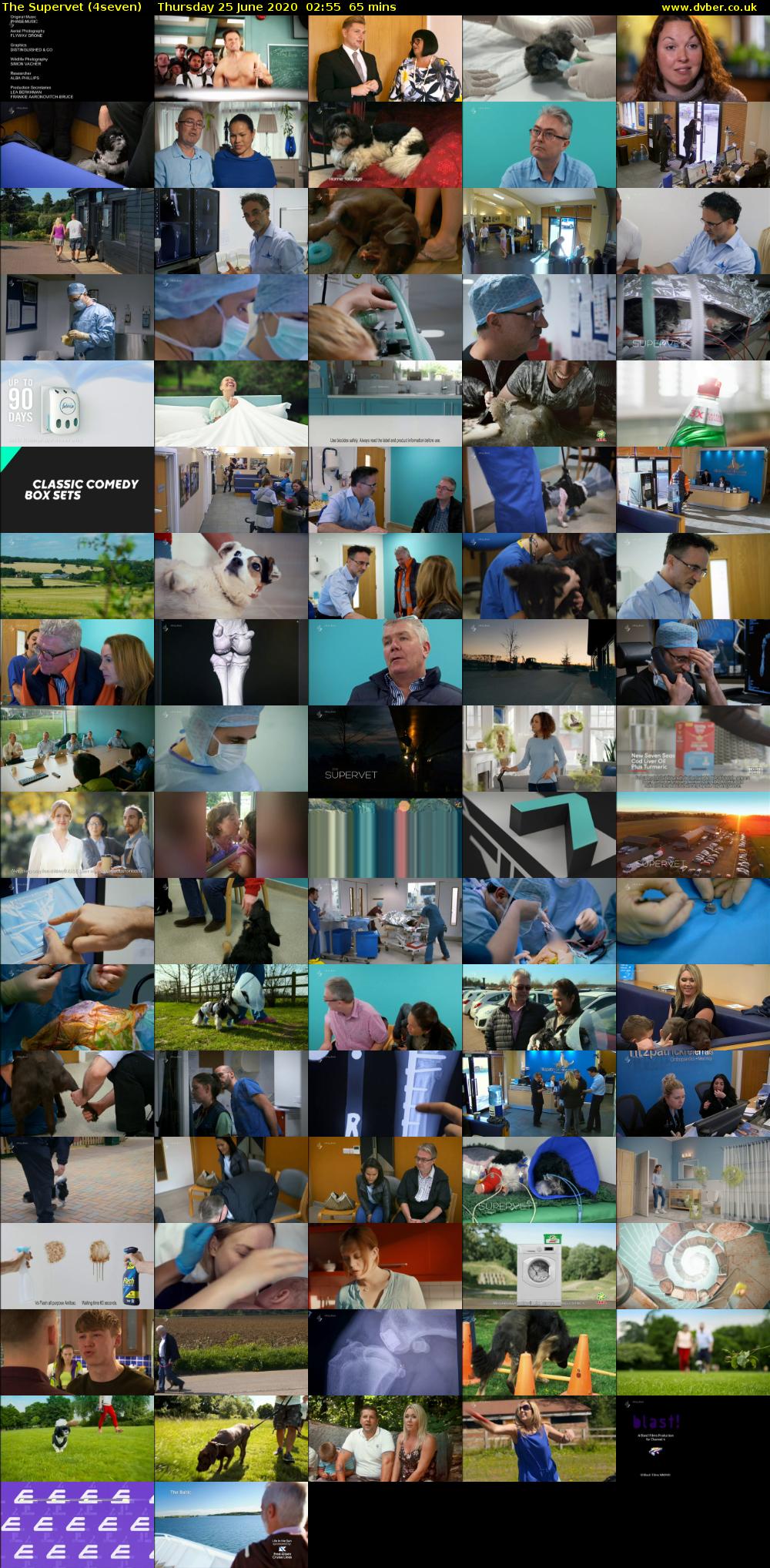 The Supervet (4seven) Thursday 25 June 2020 02:55 - 04:00