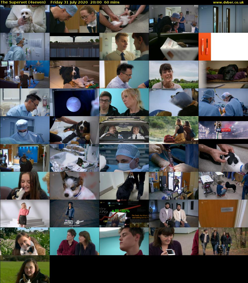 The Supervet (4seven) Friday 31 July 2020 20:00 - 21:00