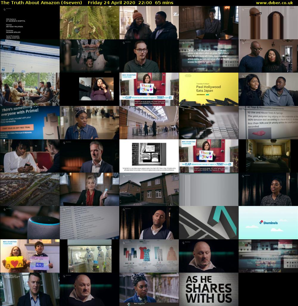 The Truth About Amazon (4seven) Friday 24 April 2020 22:00 - 23:05