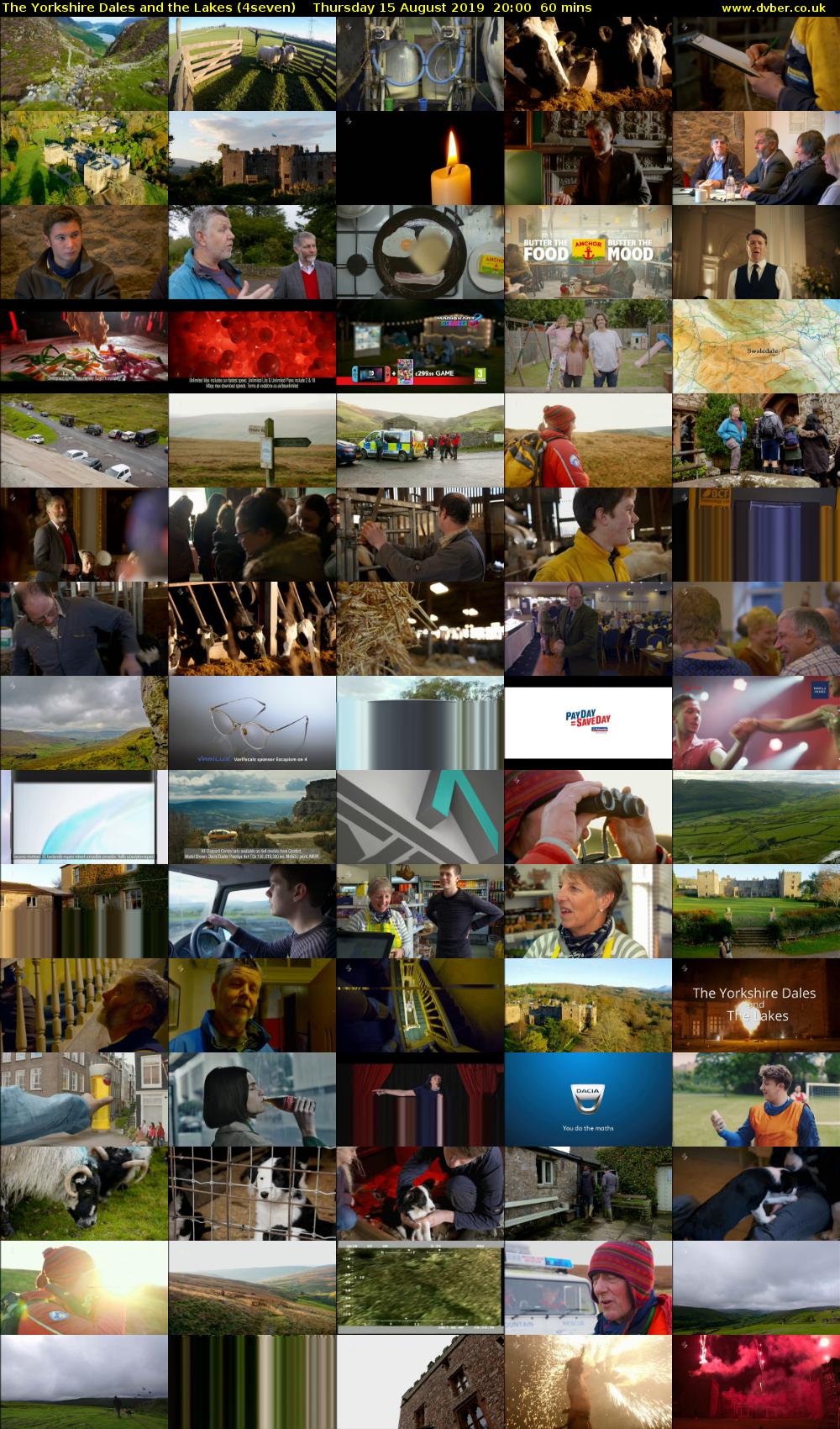 The Yorkshire Dales and the Lakes (4seven) Thursday 15 August 2019 20:00 - 21:00