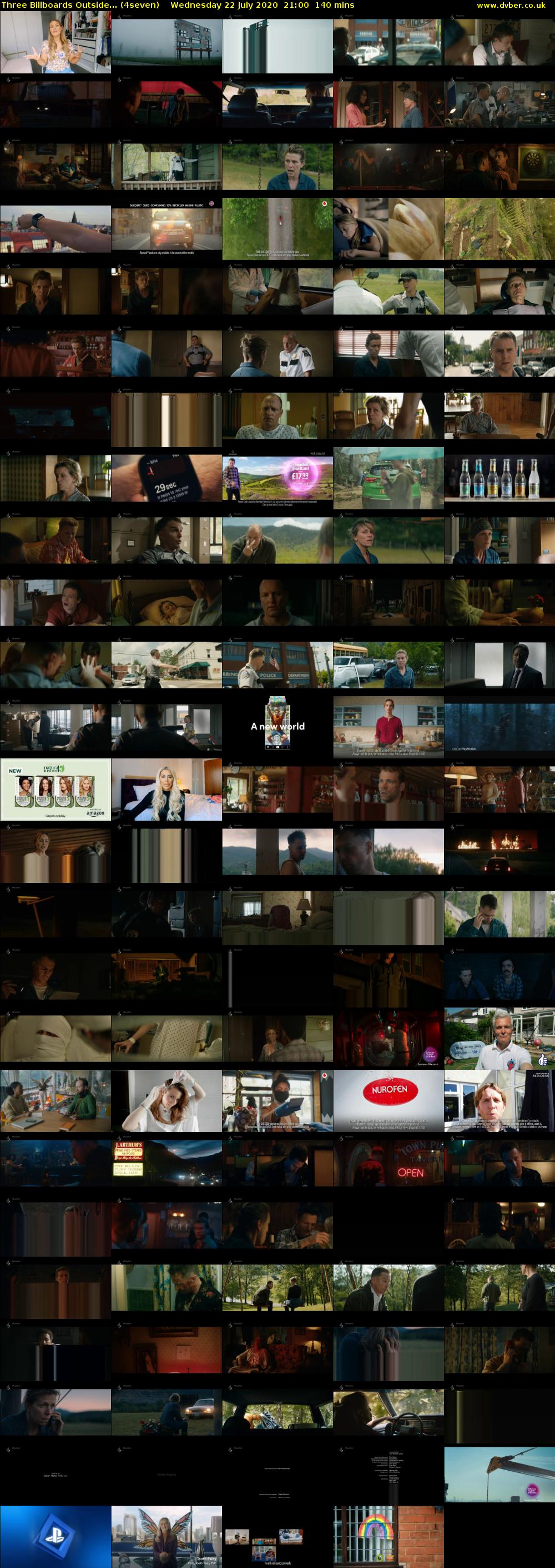 Three Billboards Outside... (4seven) Wednesday 22 July 2020 21:00 - 23:20