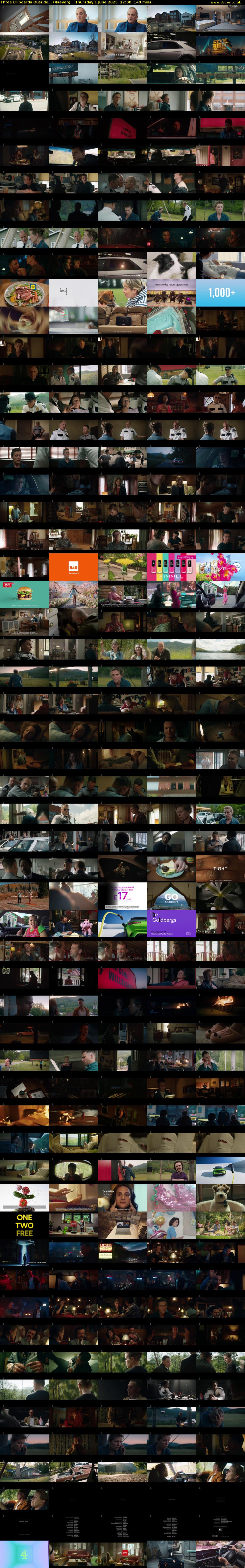 Three Billboards Outside... (4seven) Thursday 1 June 2023 22:00 - 00:20