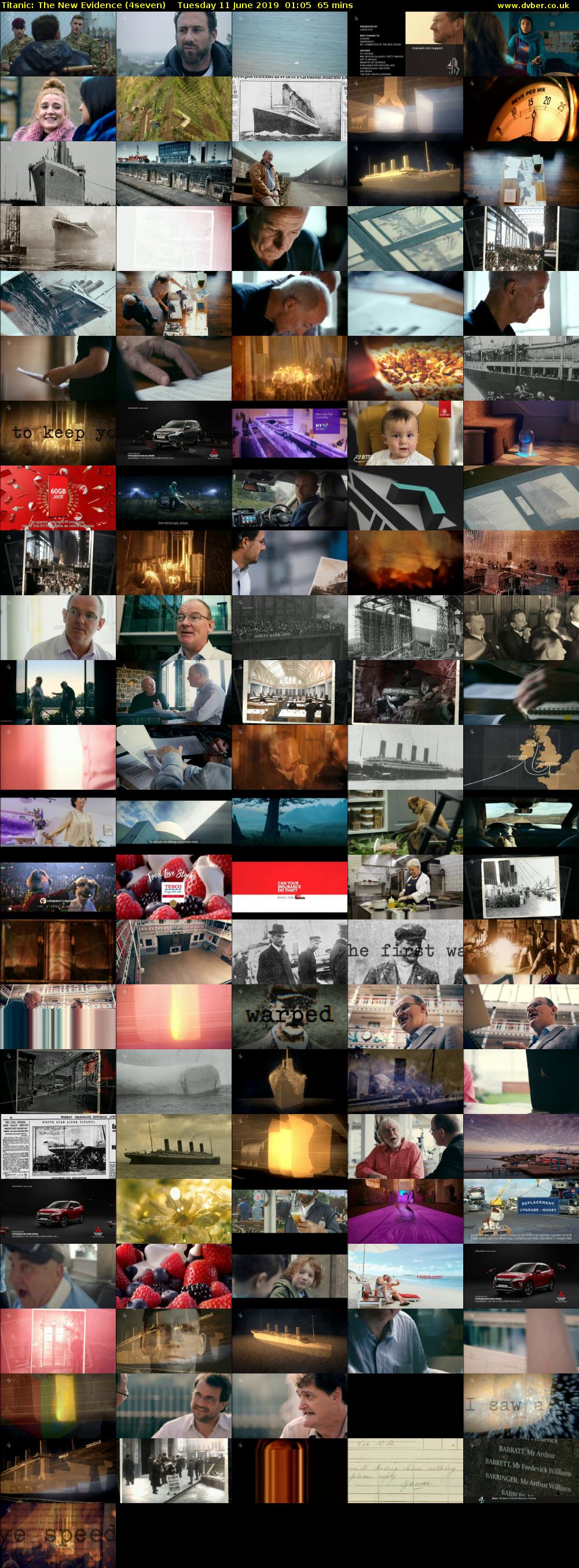 Titanic: The New Evidence (4seven) Tuesday 11 June 2019 01:05 - 02:10