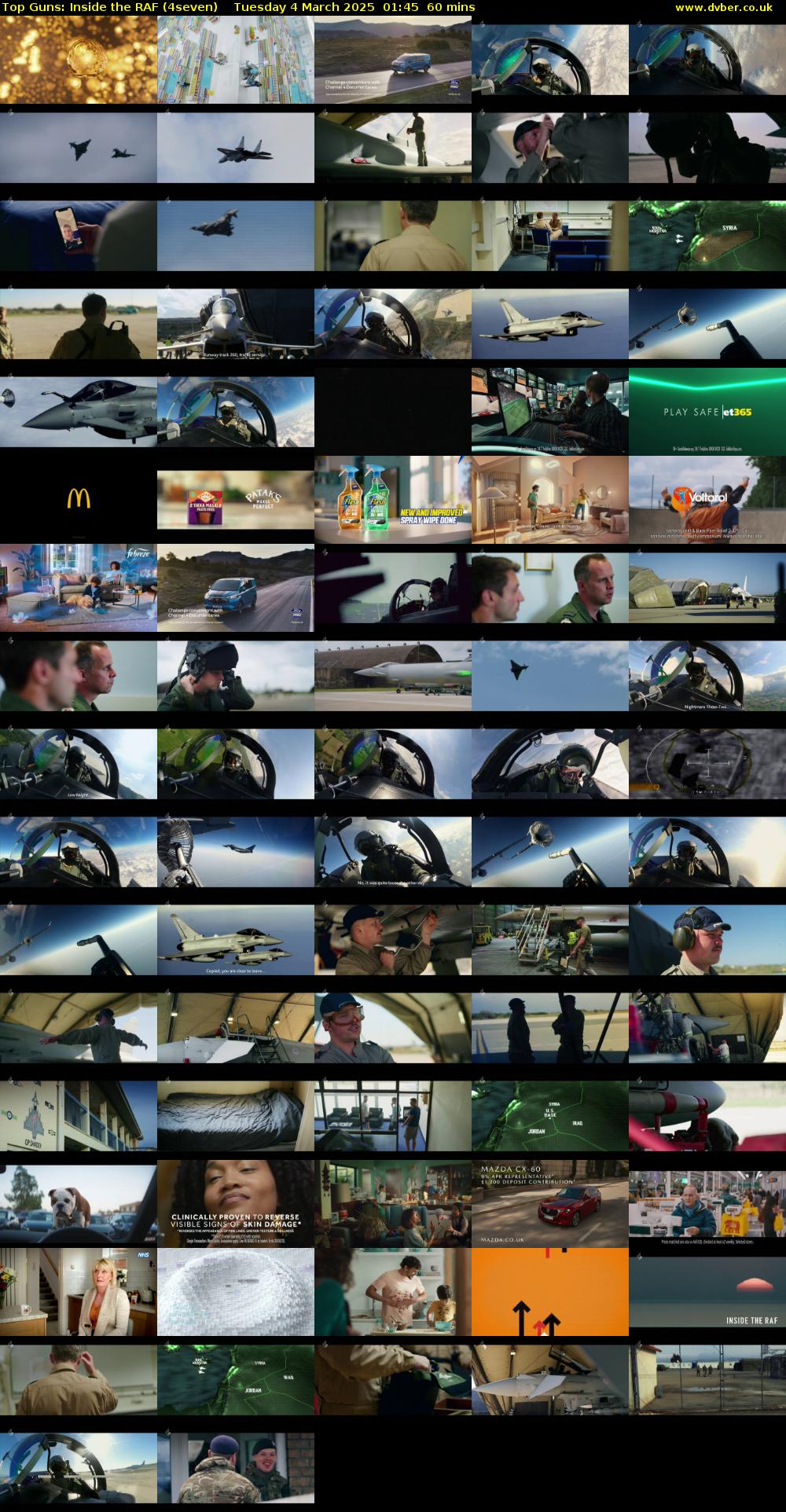 Top Guns: Inside the RAF (4seven) Tuesday 4 March 2025 01:45 - 02:45