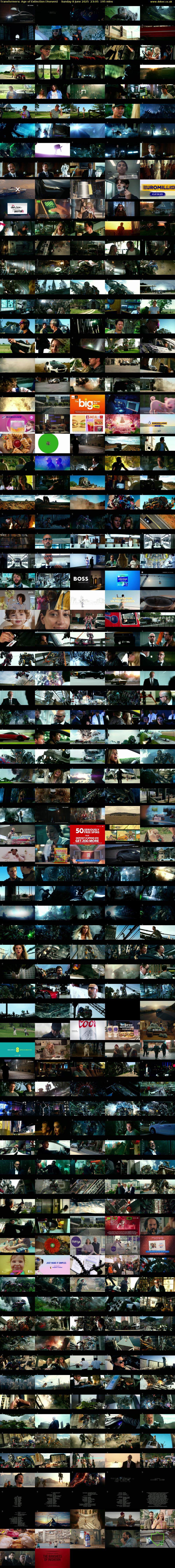 Transformers: Age of Extinction (4seven) Sunday 8 June 2025 23:05 - 02:20