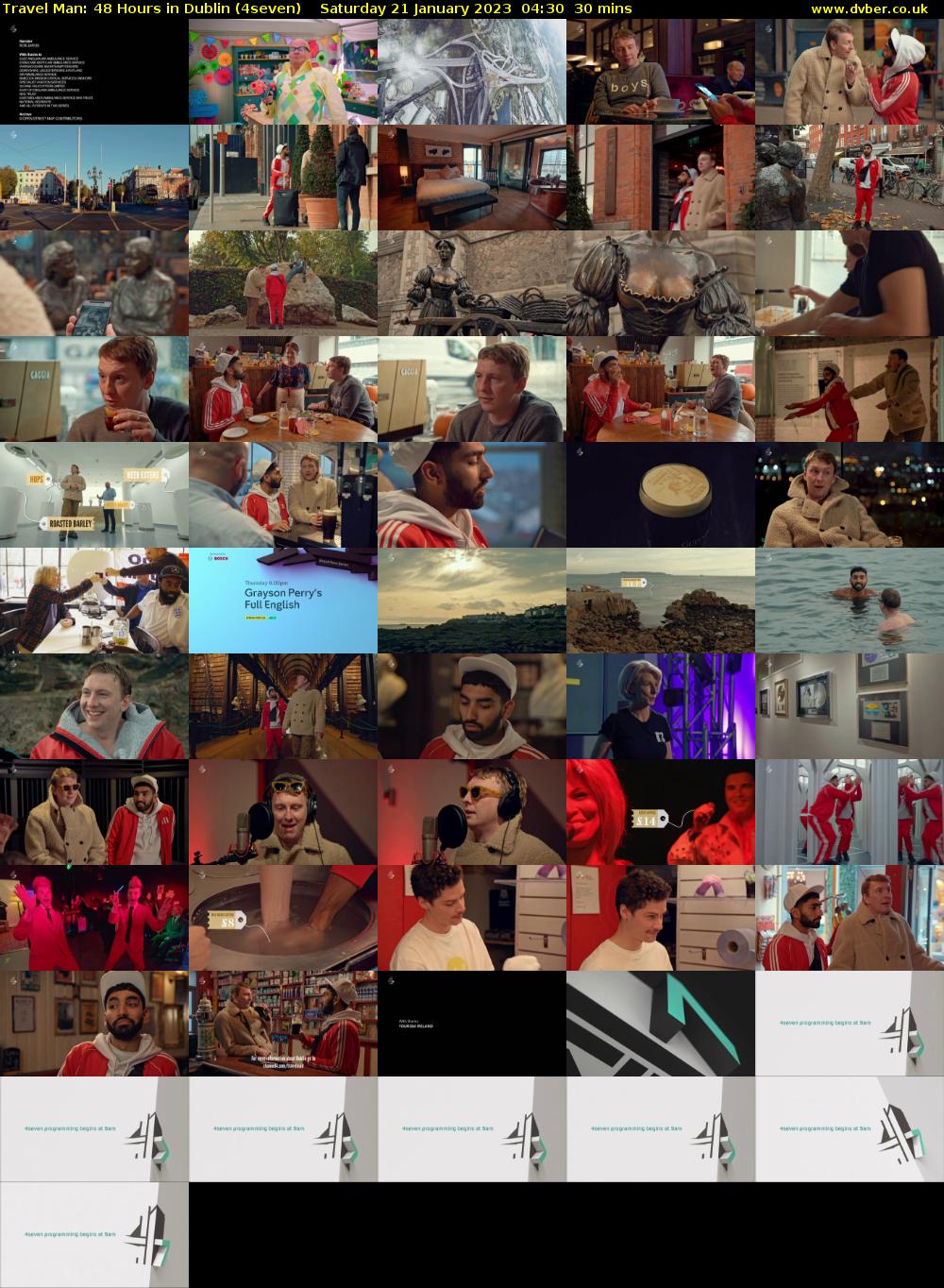 Travel Man: 48 Hours in Dublin (4seven) Saturday 21 January 2023 04:30 - 05:00