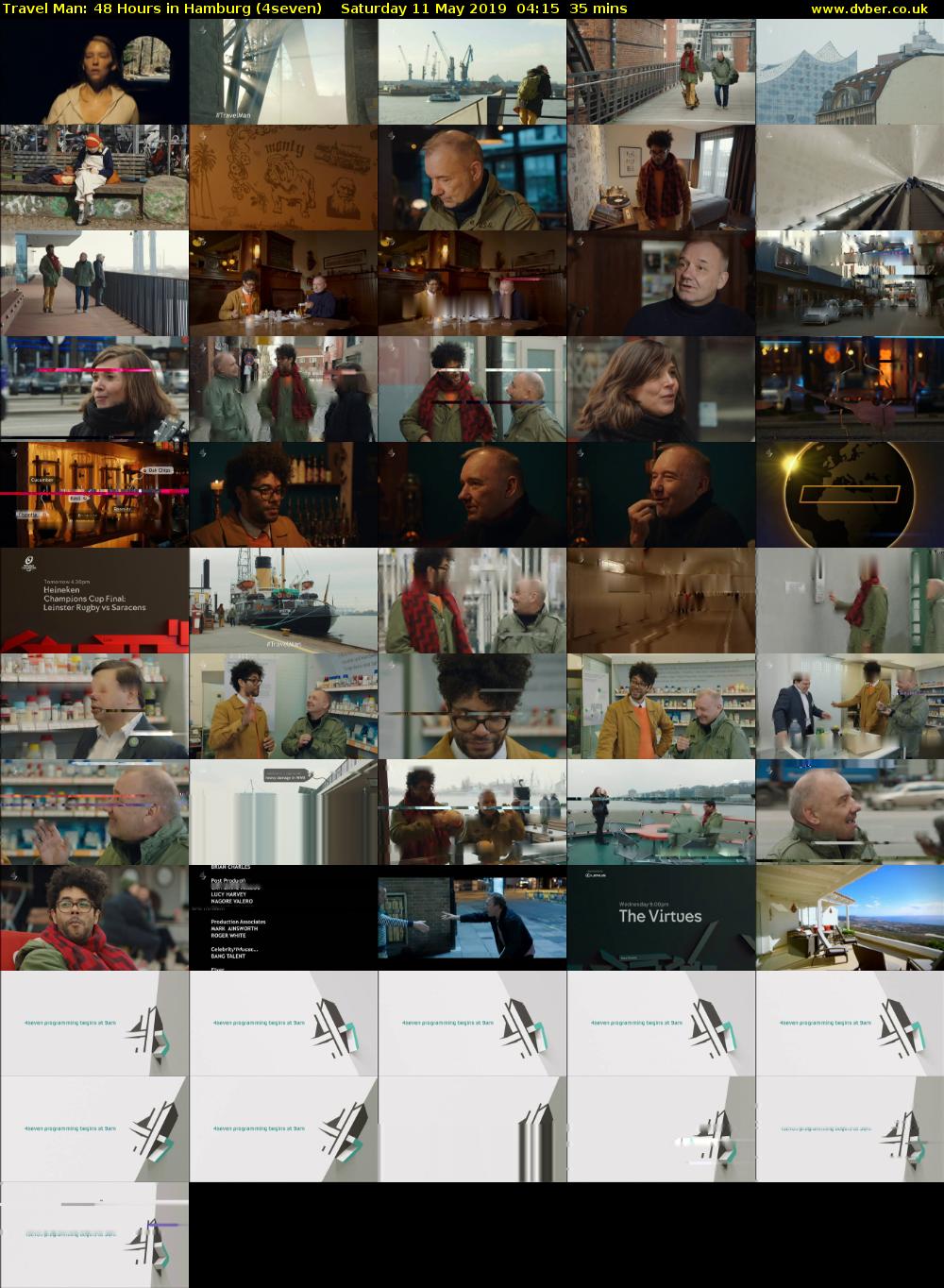 Travel Man: 48 Hours in Hamburg (4seven) Saturday 11 May 2019 04:15 - 04:50