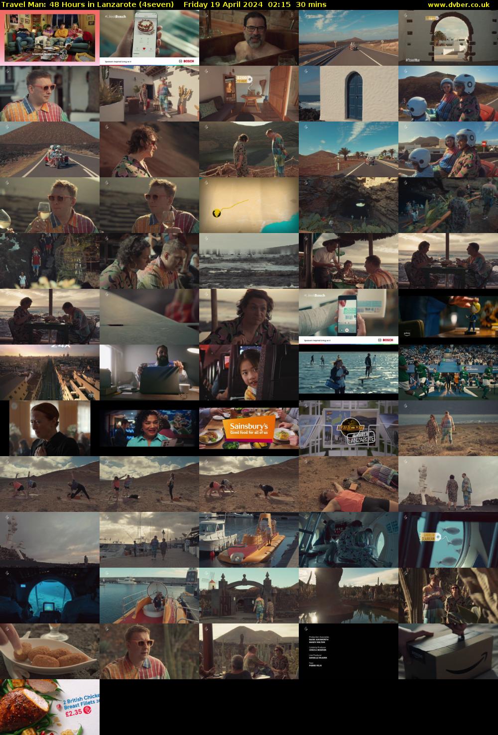 Travel Man: 48 Hours in Lanzarote (4seven) Friday 19 April 2024 02:15 - 02:45