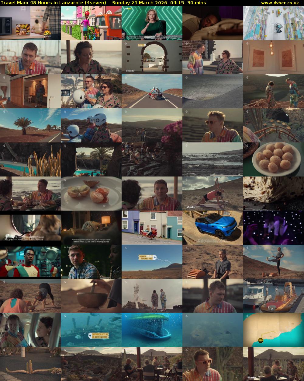 Travel Man: 48 Hours in Lanzarote (4seven) Sunday 29 March 2026 04:15 - 04:45